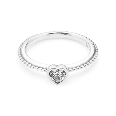 판도라 PANDORA 190896CZ 원 러브 실버 반지
