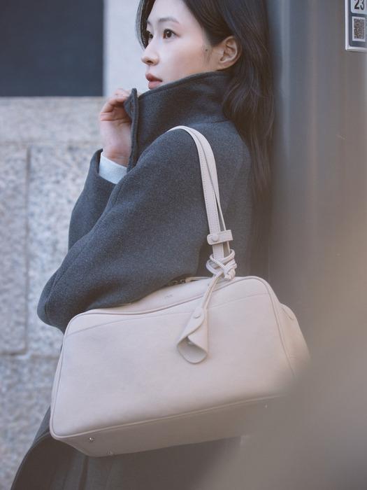 [한유은 PICK][단독]Tove Bowling bag (nubuck ivory)