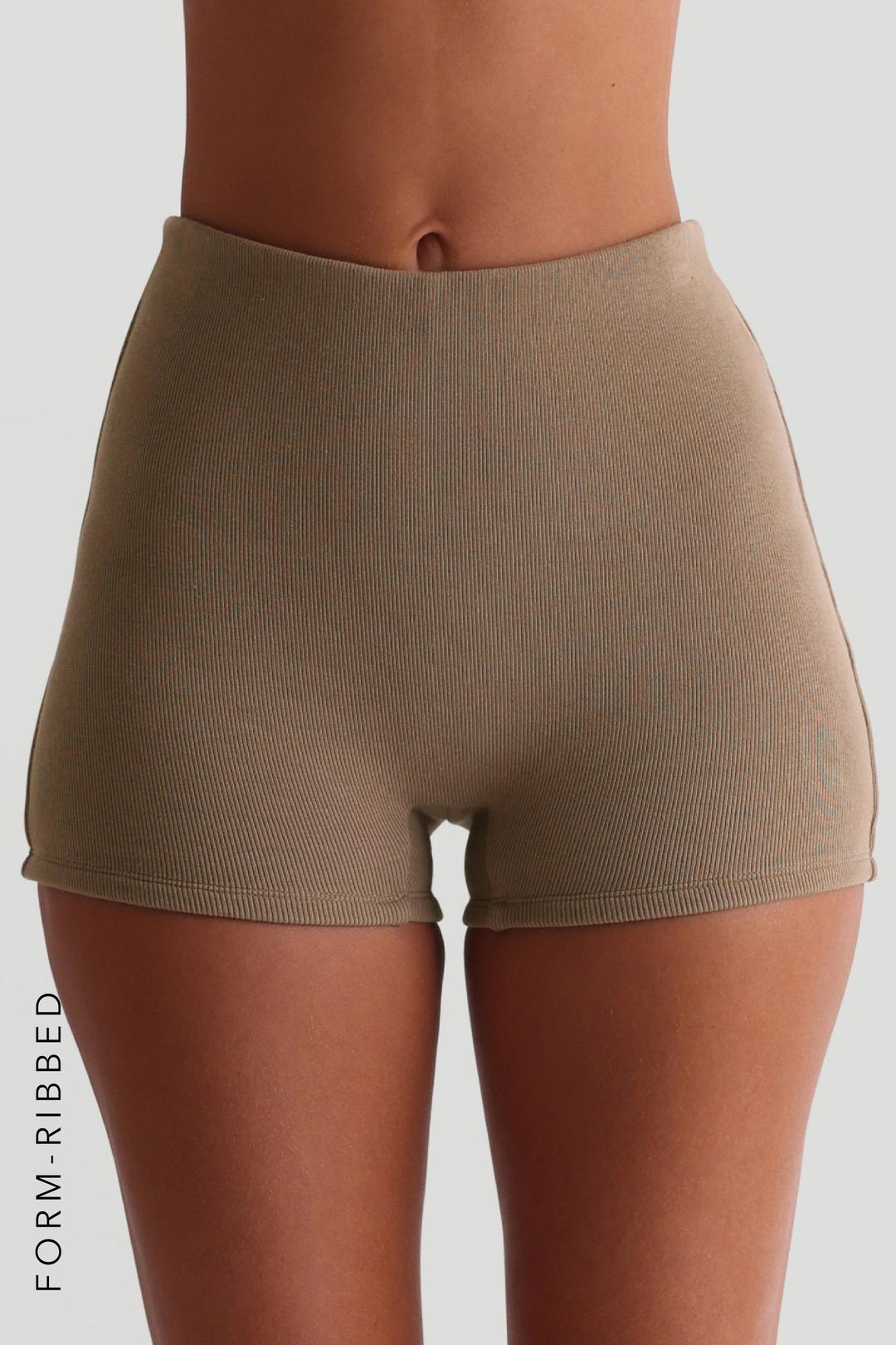 Form-Ribbed 3" Shorts - Silver Sand