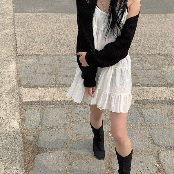 모아 나시 캉캉 원피스 (2color)