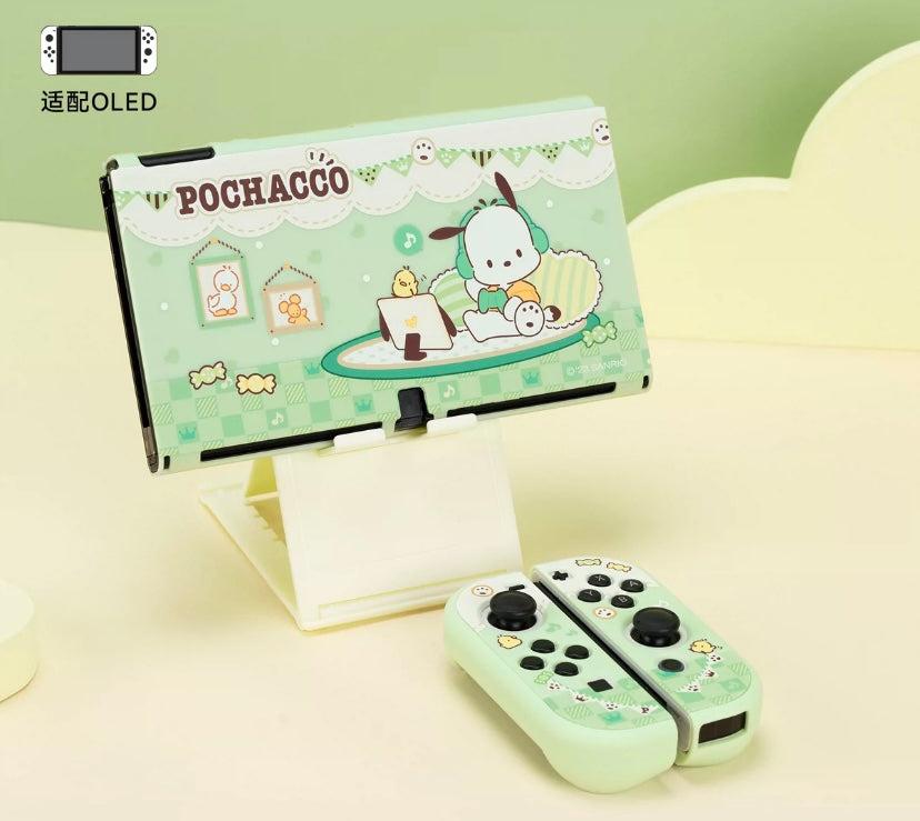 ［サンリオ］Switch カバー - ポチャッコ / oledカバー単品（スタンドプレゼント）