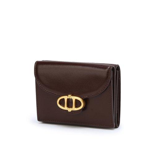 버건디 보딸라또 3단 지폐 지갑 AAHO4E427W2