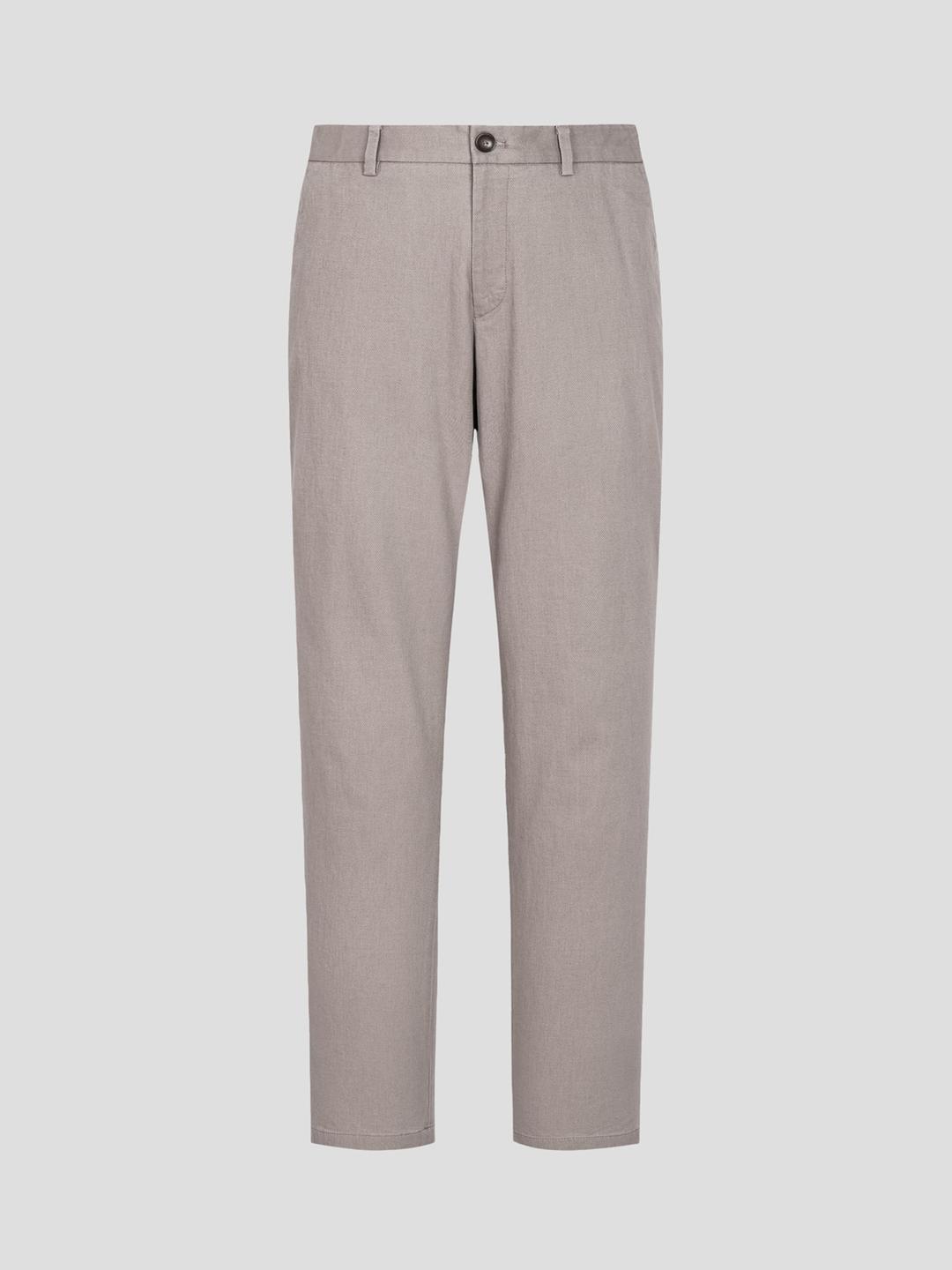 면 피그먼트 워싱 레귤러핏 팬츠 - 베이지