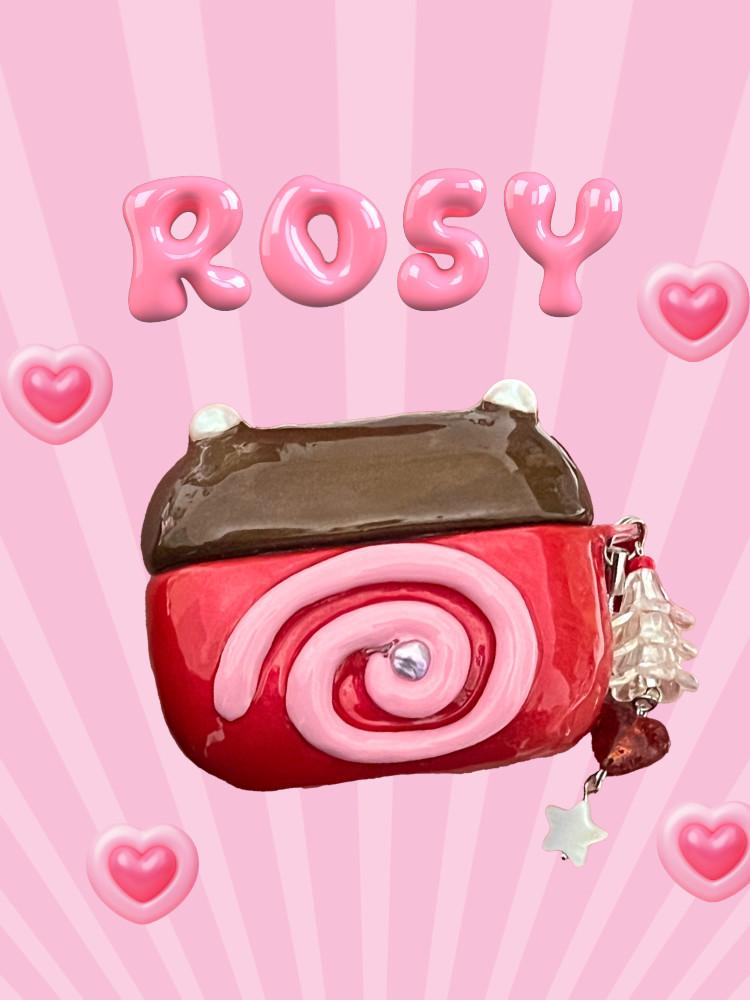 수심 Rosy Pop Case 로지 팝 에어팟 케이스 y2k 유니크 석고 오뎅 귀여운 레드