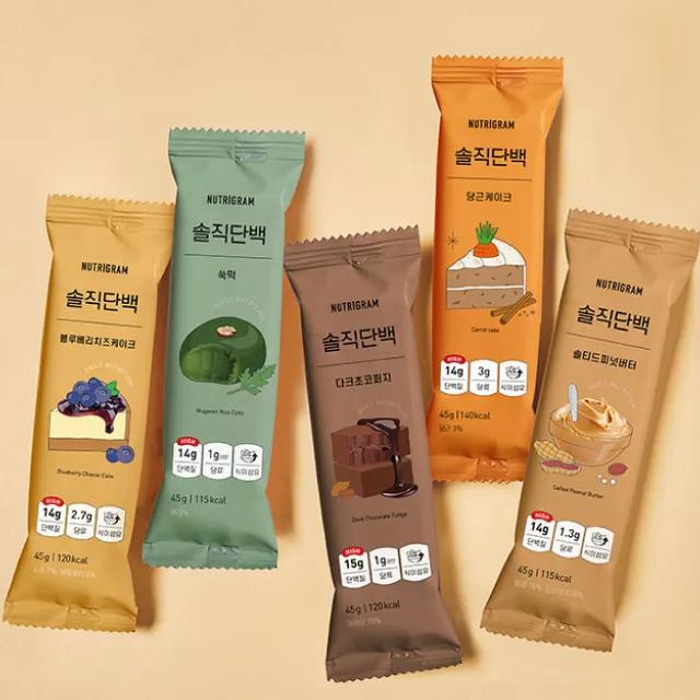 솔직단백 단백질바 12입 5종
