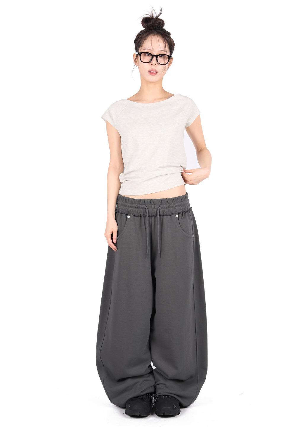 릿킴 EYELET JOGGER SWEAT PANTS