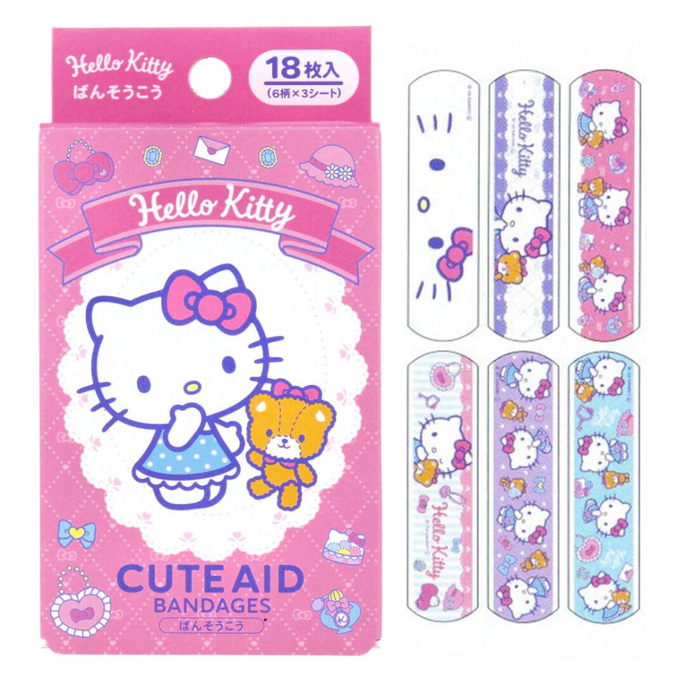 산리오 캐릭터 헬로키티 데일밴드 반창고 일회용반창고