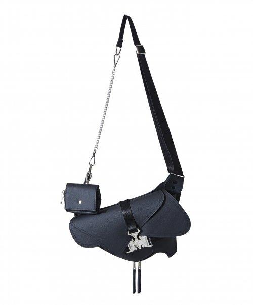 Triple Covered Crow Buckle Bag