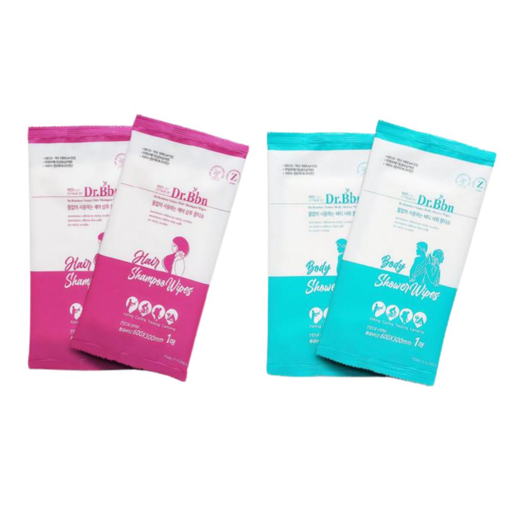 샤워티슈 샴푸티슈 일회용 물없이 사용하는 물티슈 : 마켓픽
