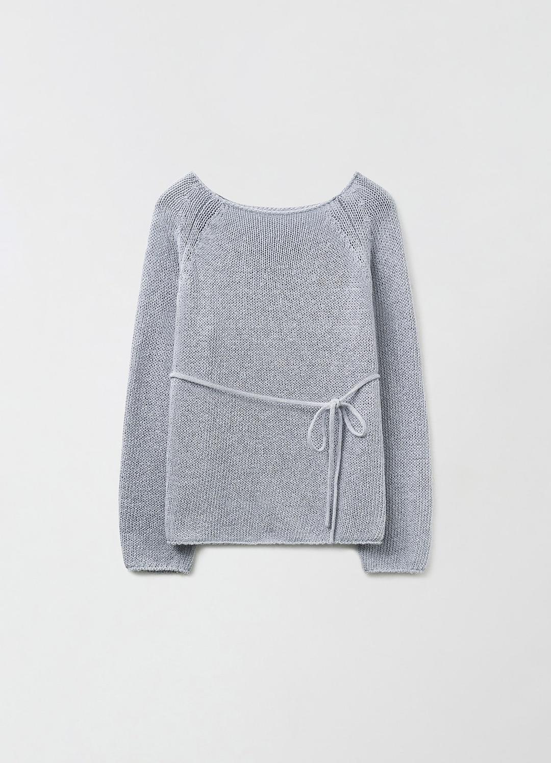 Chloe Cozy Knit (Blue gray)