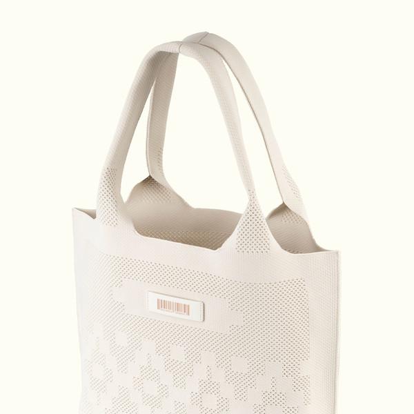 다이아 니트 쇼퍼백 - 아이보리