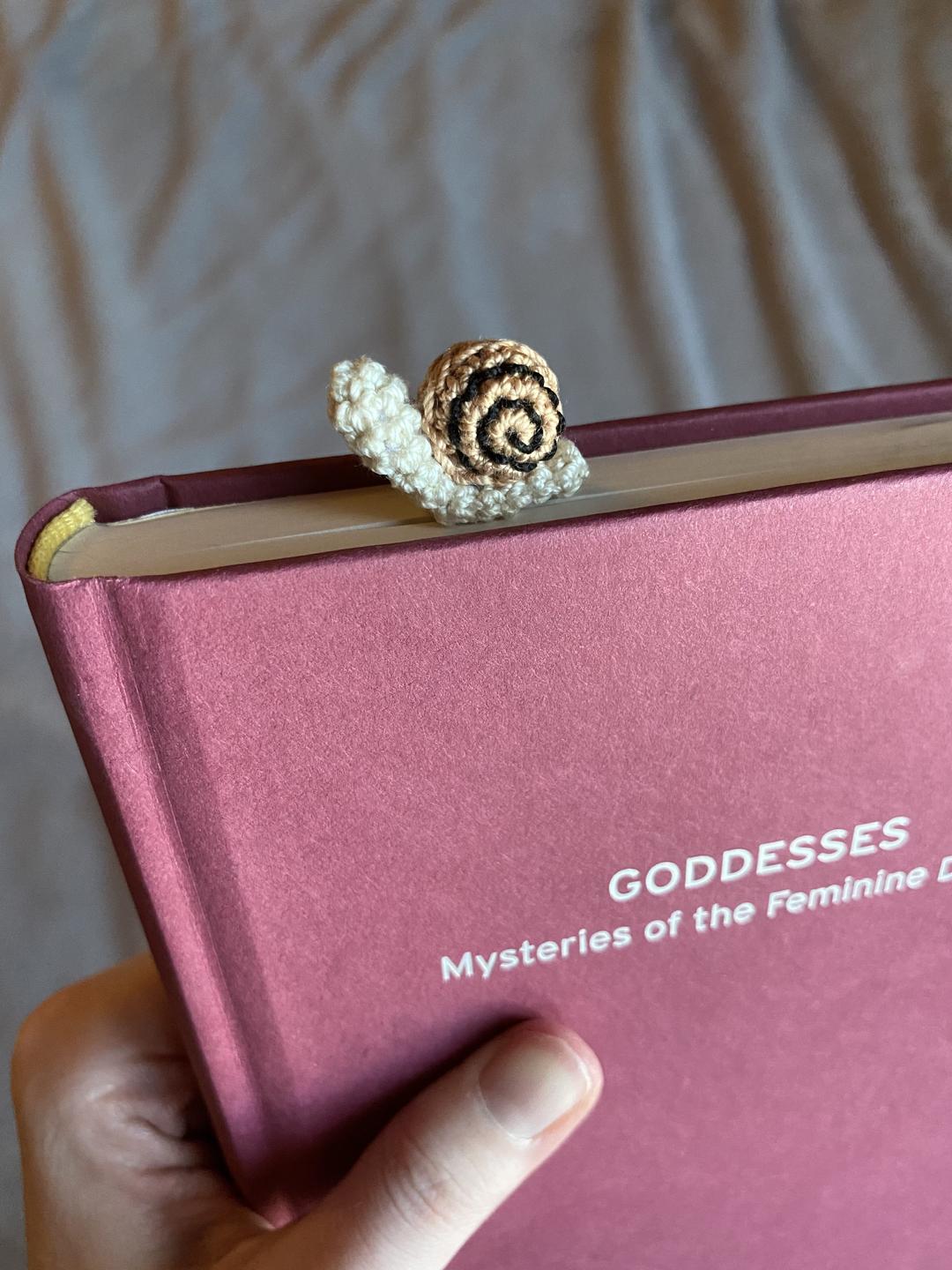 Snail Bookmark Crochet Pattern