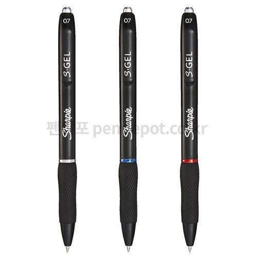샤피 S-GEL 에스젤 볼펜 0.38 0.5 0.7