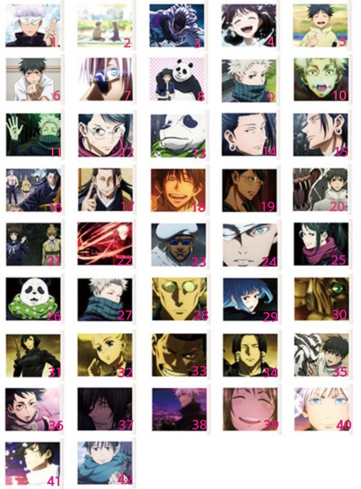 주술회전0 극장판 제로 파샤코레 개별 고죠 옷코츠 유타 이누마키 토게 포토 카드 포카 굿즈