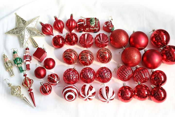 크리스마스트리 나무 오너먼트 볼장식세트 올레드 L