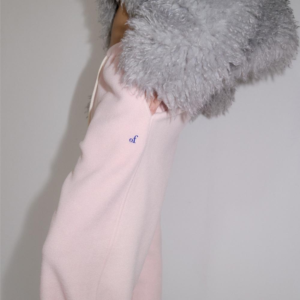 OF WARM JOGGER PANTS_BABY PINK