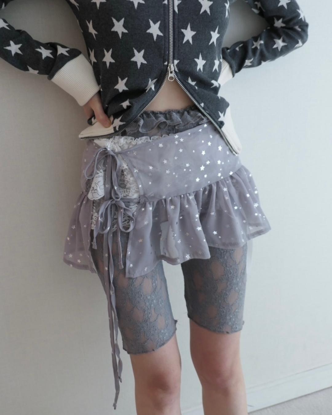 Twinkle layered skirt [2colors]