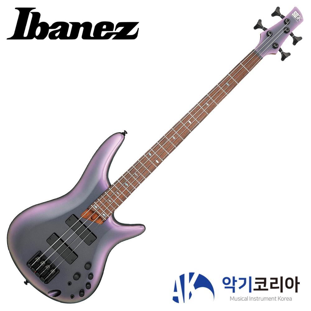 아이바네즈 SR500E BAB 베이스 기타 Black Aurora Burst Gloss