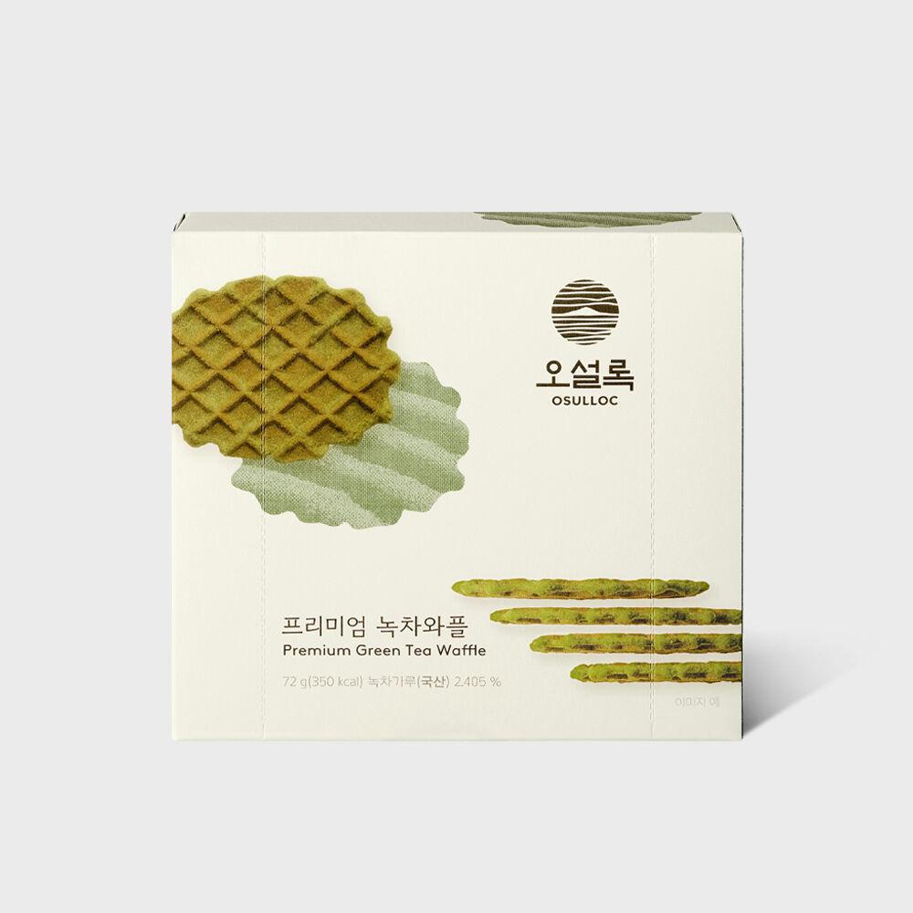 오설록 프리미엄 녹차와플 72g
