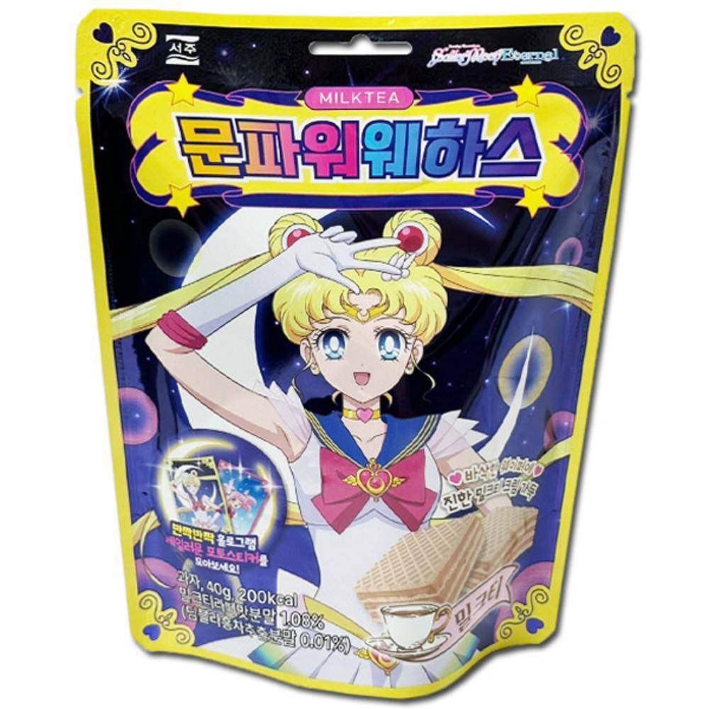서주 문파워 밀크티 웨하스 세일러문 포토스티커 40g [원산지:국산]