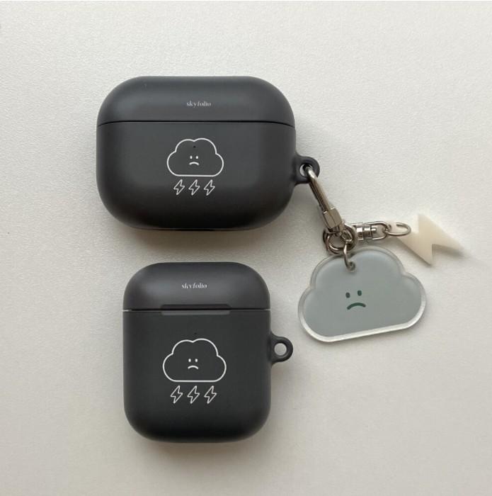 [스카이폴리오] 카키그레이라인 - 에어팟(1,2,3세대/프로)케이스