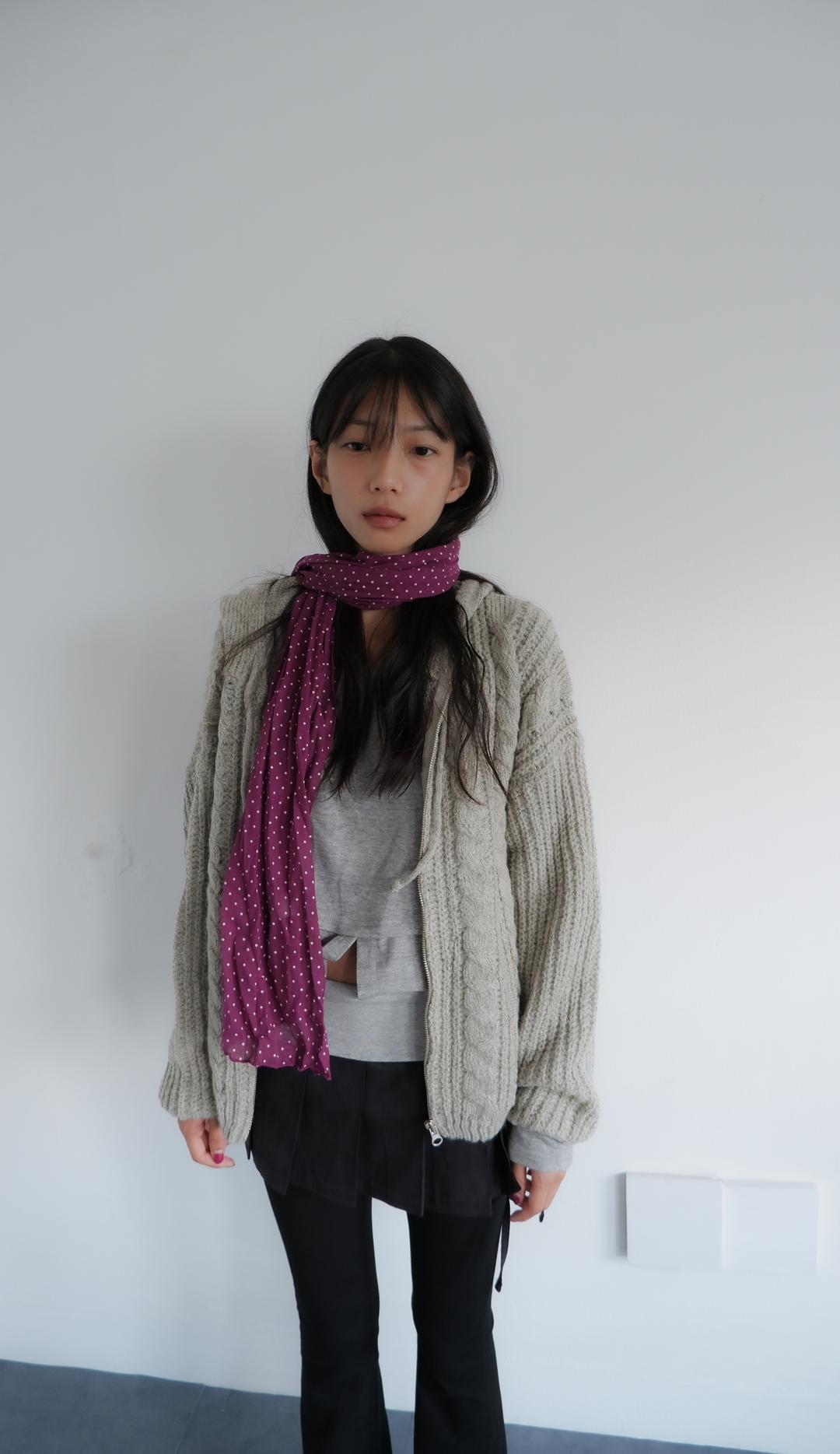 Dots long scarf