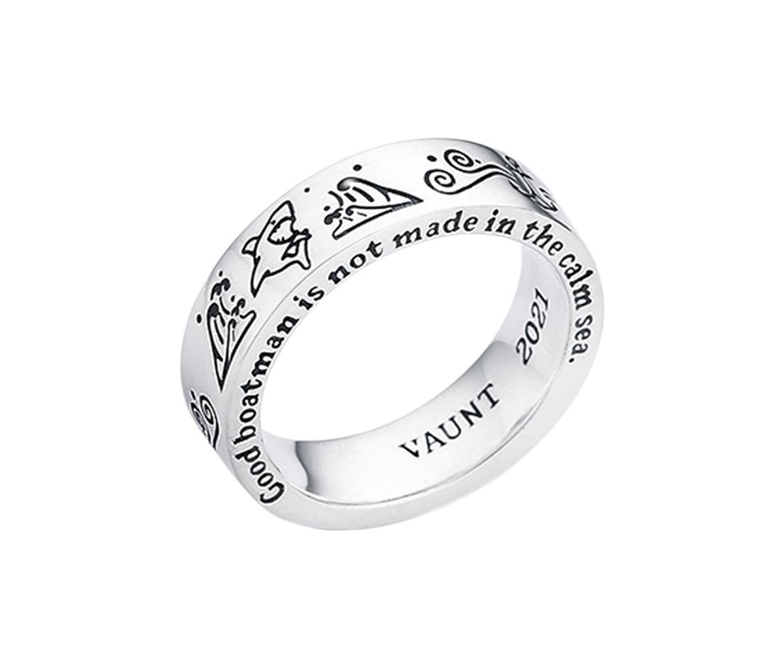 Boatman Symbol Ring