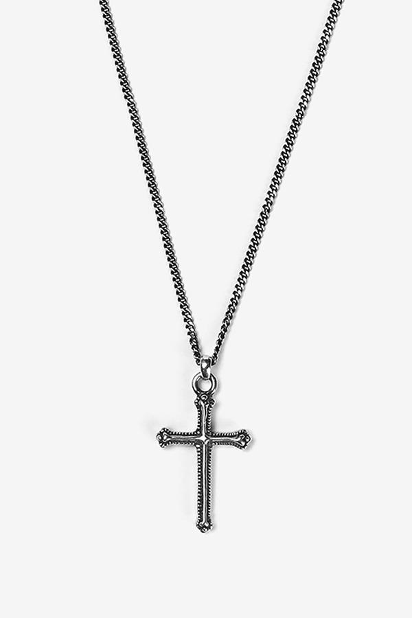 Bone cross necklace