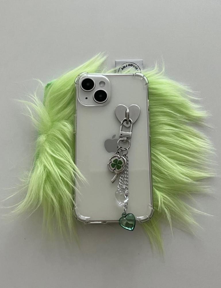 네잎클로버 키링 비즈키링 가방장식 백참 자동차키링 핸드폰꾸미기