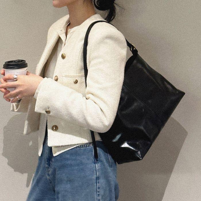 Stroll bag medium black 스트롤 백 미디움 블랙