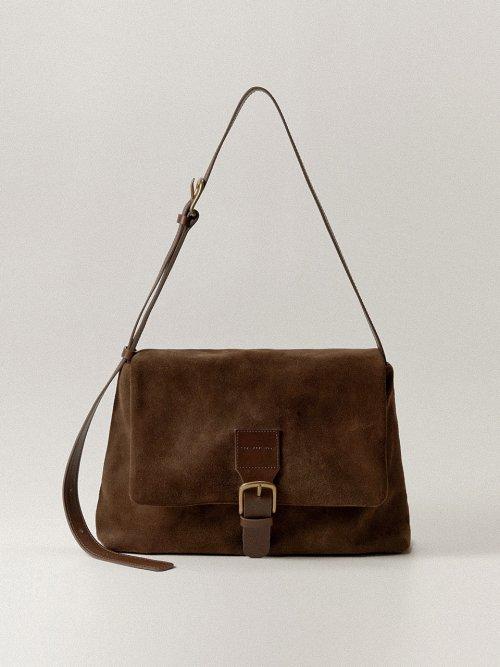 마마스 백-브라운(스웨이드)