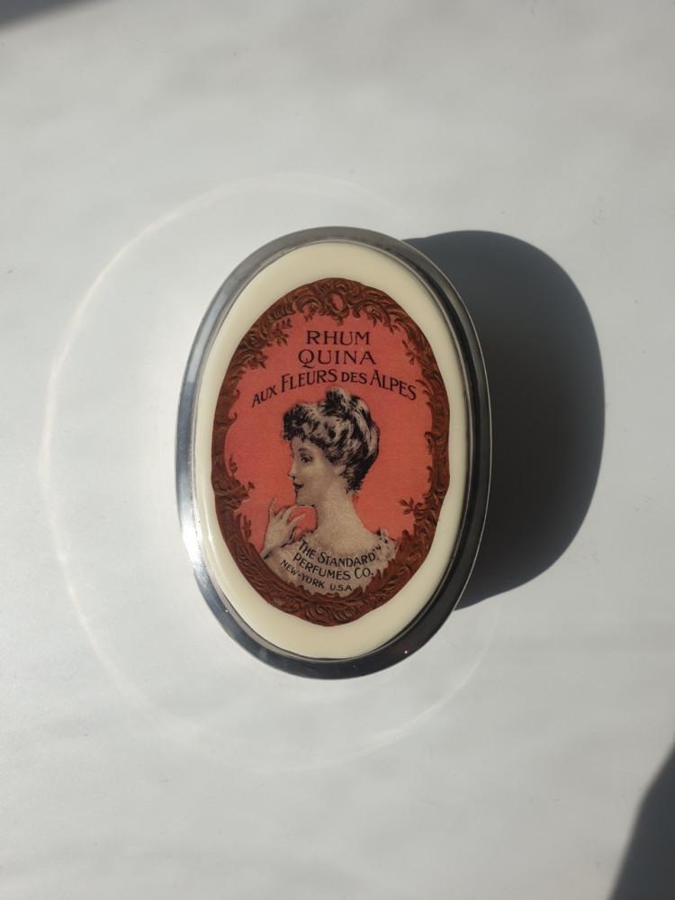 인도 브라스 타원 여인 보석함 핑크 실버 엔틱 소품 앤틱 빈티지 소품샵 프렌치 유럽