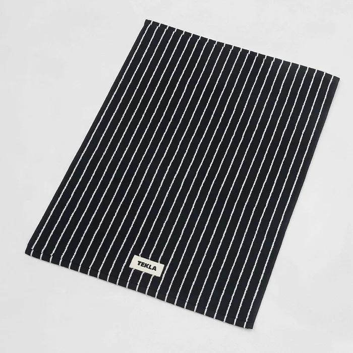 Bath Mat - Black Stripes (70X50)