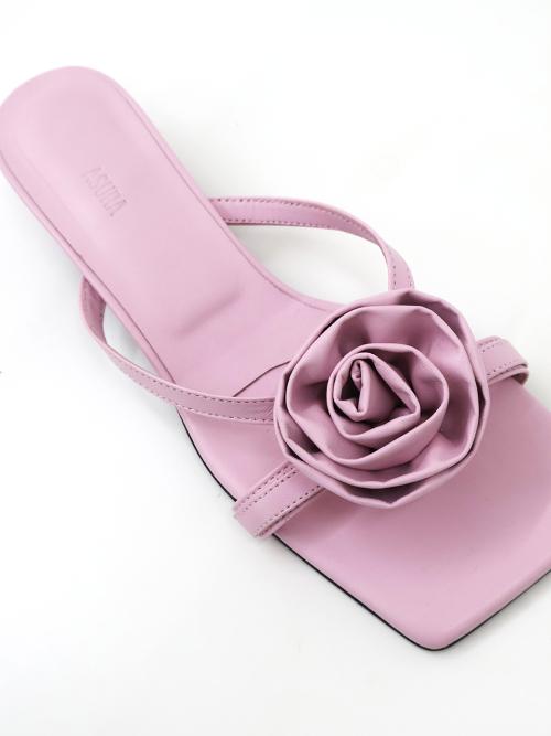 CUSTOM LEATHER MULE (PINK)