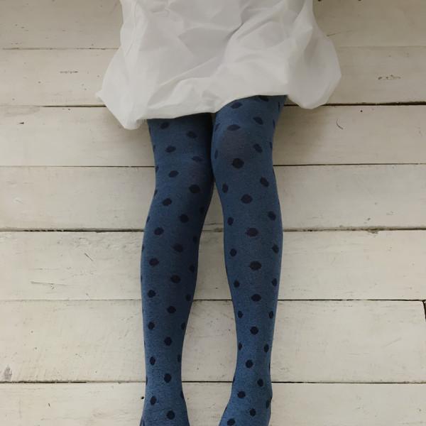 polkadot warm stocking  ( 2 color )