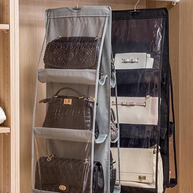 옷걸이형 6구 가방 잡화 소품 수납 핸드백 옷장정리 보관함 행거