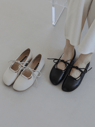 U BALLERINA FLAT SHOES_22518(2COLORS)
