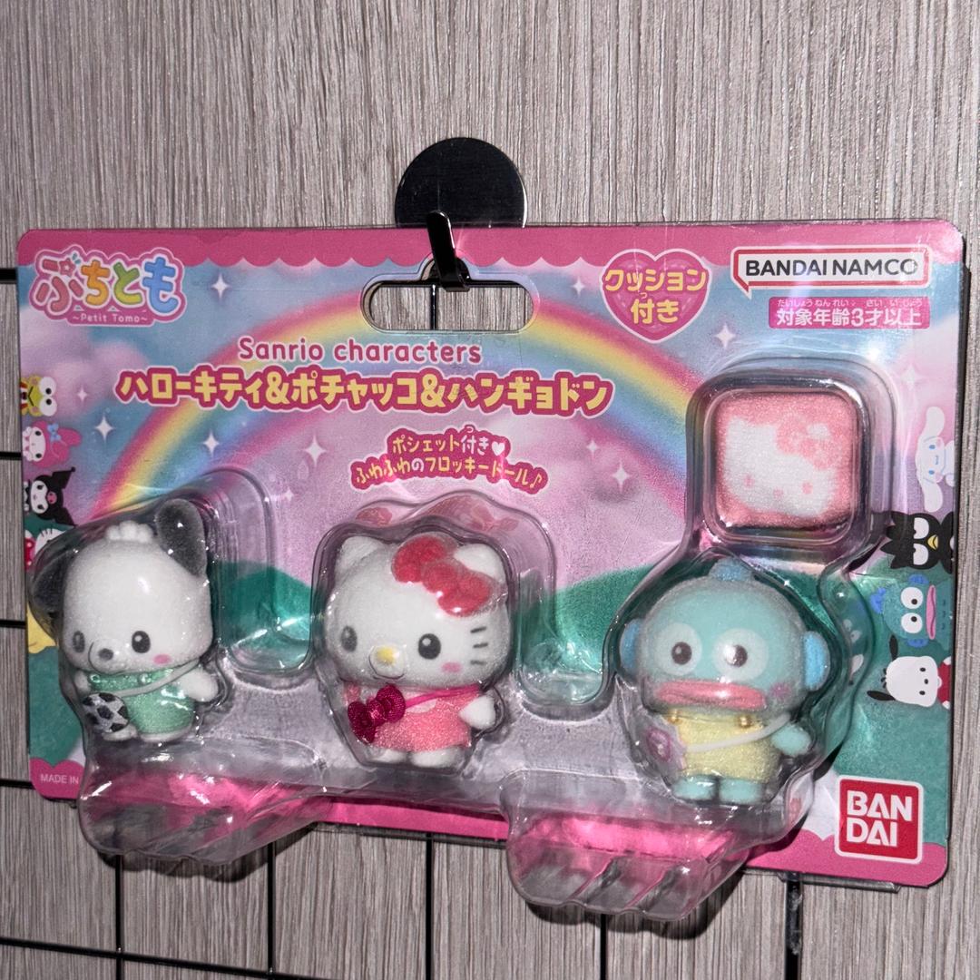 [망키야] 산리오 캐릭터즈 푸치토모 헬로키티 포차코 한교동 세트