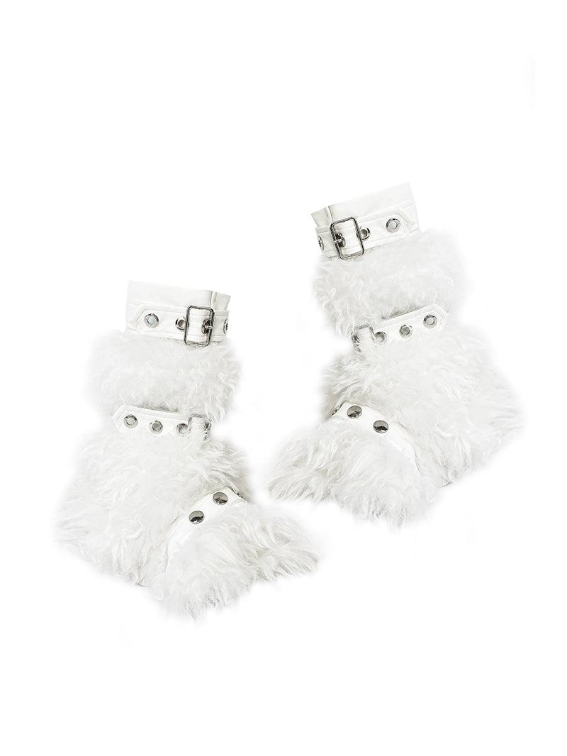 WHITE LEG WARMER - OS