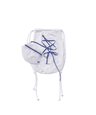 Detachable Pocket Gym Sack / White