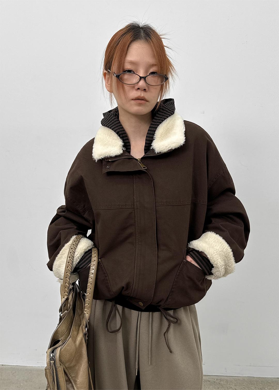 모이든 퍼 야상점퍼 *