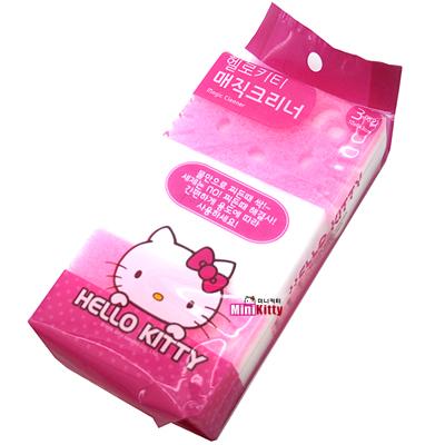 산리오 헬로키티 매직 크리너 블럭 클리너 청소 주방 욕실