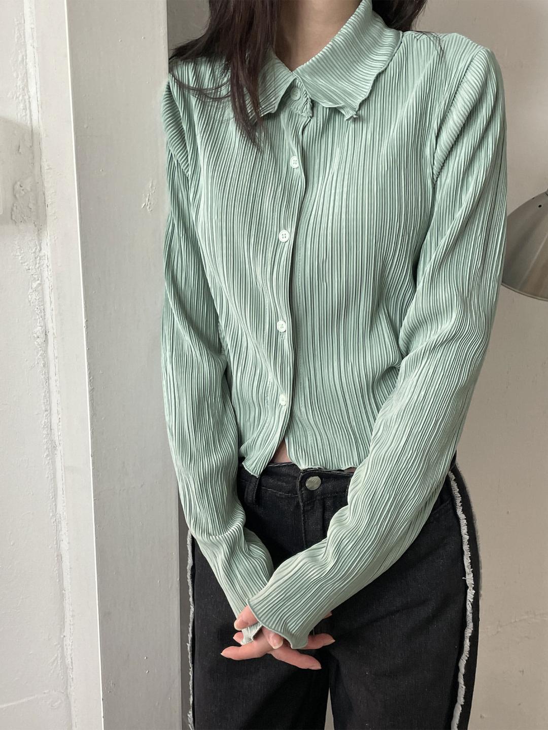 vertical pleats shirts T