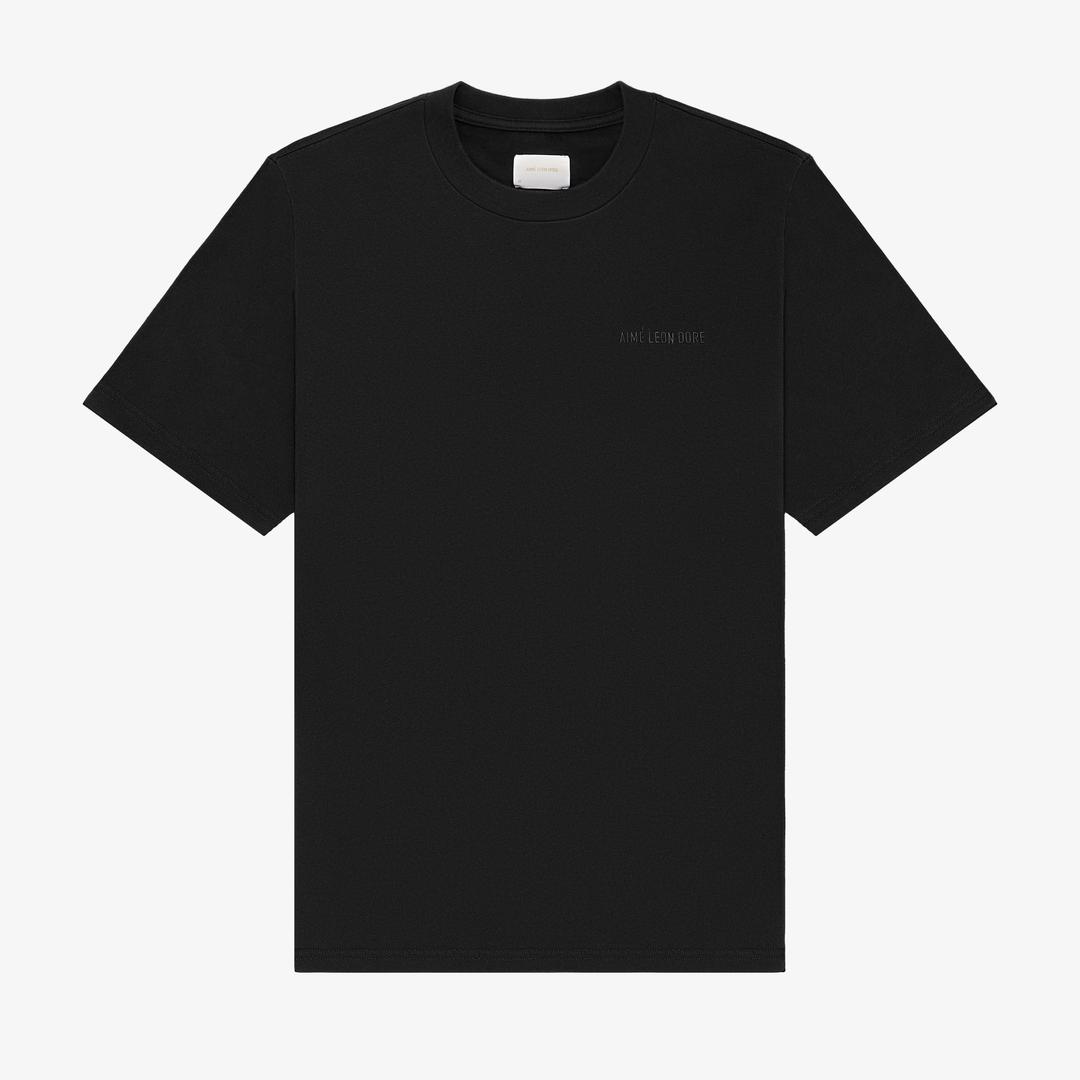Tonal   Logo   Tee - JET BLACK / XS