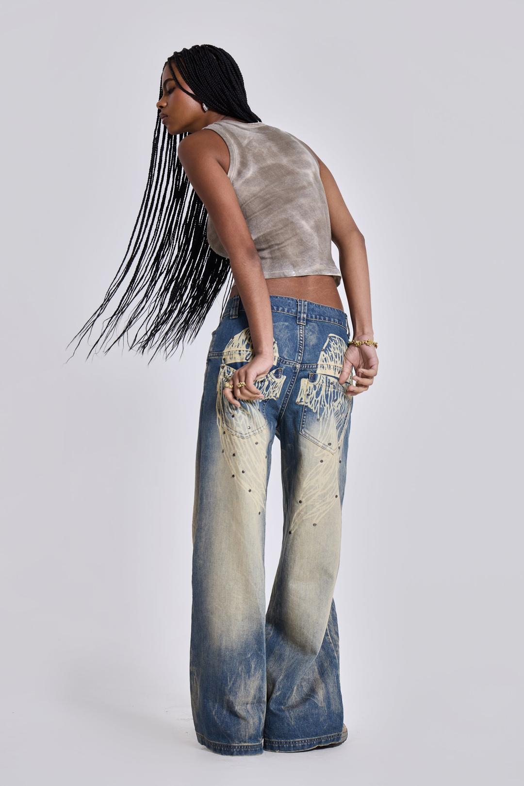 Blue Ethereal Colossus Jeans - W28 / Blue