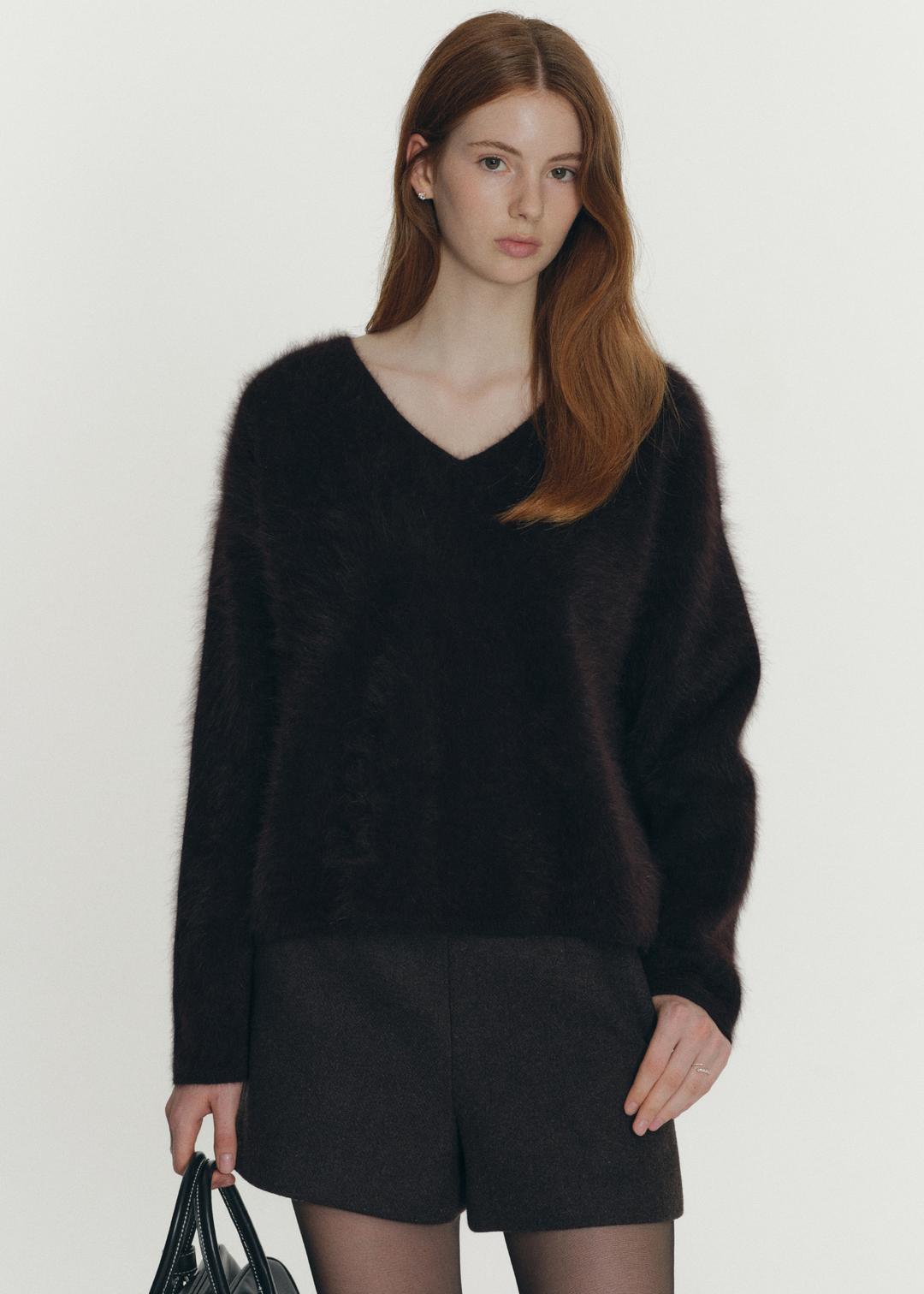 블리스 루즈 앙고라 니트