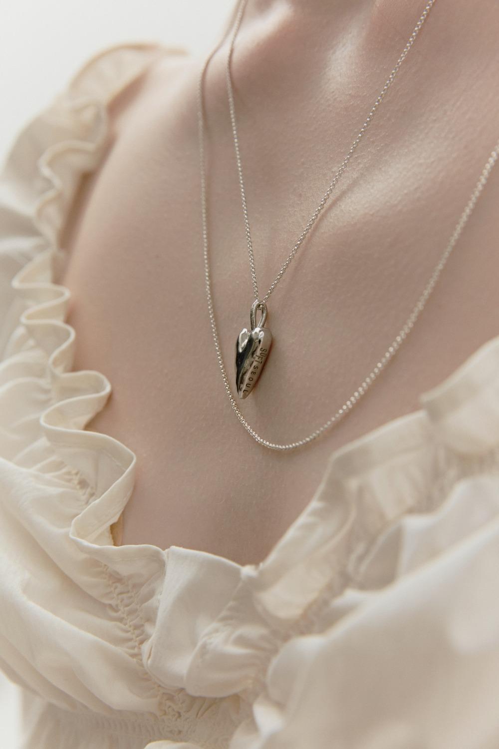 VINTAGE LOVE NECKLACE [SILVER]