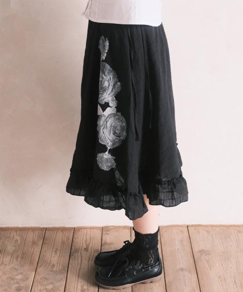 센티멘탈 로즈 스커트