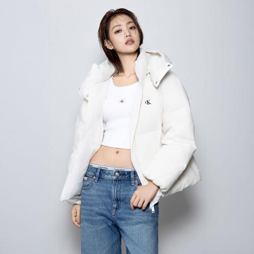 여성 미드 랭스 후드 다운 47D568G VDV