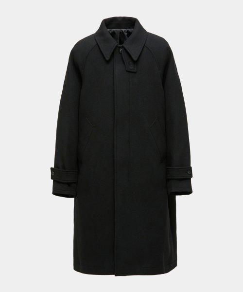 벨란디 캐시미어 블렌드 발마칸 코트 (블랙)